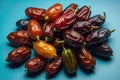 a dozen dates are on the table. ai generative