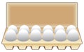 A Dozen Eggs in a Carton