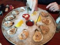 A Dozen Oysters by the Sea