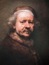 Self-portrait by the Dutch Painter Rembrandt van Rijn