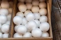 Dozens of styrofoam balls