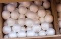 Dozens of styrofoam balls