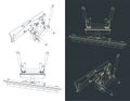 Dozer blade hydraulic system