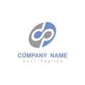 Dp, dsp, dop, pd initials company logo Royalty Free Stock Photo