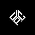 DPC letter logo design on black background. DPC creative initials letter logo concept. DPC letter design Royalty Free Stock Photo