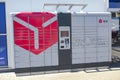 DPD self service post box service Royalty Free Stock Photo