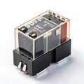DPDT Relay isolated on a white background Royalty Free Stock Photo
