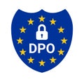 DPO, data protection officer Royalty Free Stock Photo