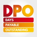 DPO - Days Payable Outstanding acronym