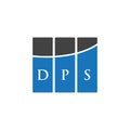 DPS letter logo design on WHITE background. DPS creative initials letter logo concept. DPS letter design Royalty Free Stock Photo