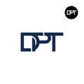 DPT Logo Letter Monogram Design Royalty Free Stock Photo