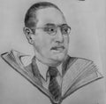 Dr. Babasaheb Ambedkar portrait sketch