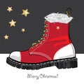 Santa's funny famous boot