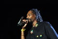 Dr Dre and Snoop Dogg in Concert at Coachella Royalty Free Stock Photo