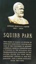 Dr. Edward Squibb memorial at Squibb Park in Brooklyn