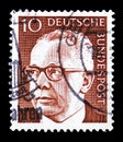 Dr. h.c. Gustav Heinemann (1899-1976), 3rd Federal President, serie, circa 1970