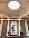 Dr. Joseph Warren Statue inside The Bunker Hill Monument Royalty Free Stock Photo