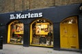 Dr Martens Shoe Shop in Covent Garden, London still closed due to corona virus covid emergency in the United kingdom in 2020 Royalty Free Stock Photo