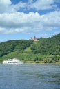 Drachenburg Castle at Rhine River Germany Royalty Free Stock Photo