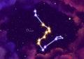 Illustration image of the constellation draco