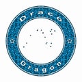 Draco Star Constellation, Dragon Constellation Royalty Free Stock Photo