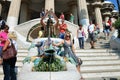 Dracon-lizard - Barcelona's symbol in Guell park Royalty Free Stock Photo