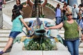 Dracon-lizard - Barcelona's symbol in Guell park Royalty Free Stock Photo