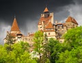 Dracula castle in Bran town, Transylvania, Romania, Europe Royalty Free Stock Photo