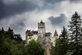 Dracula Medieval Bran castle in Romania Royalty Free Stock Photo