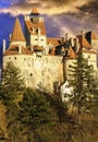 Dracula's Bran Castle, Transylvania, Romania, Europe Royalty Free Stock Photo