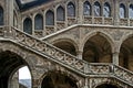 Dracula's Castle. Scale of the courtyard 2 Royalty Free Stock Photo