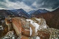 Dracula's fortress at Poienari, Royalty Free Stock Photo