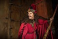 Vlad the Impaler wax statue at Madame Tussaud Museum, London