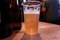 Draft beer.  Enjoying Evening Drinks at the pub party in a nightclub Royalty Free Stock Photo