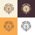 Draft beer Logo Template