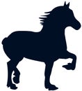 Draft Horse Silhouette