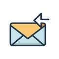 Draft Icon for Email Writing Royalty Free Stock Photo