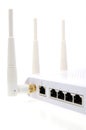 Draft-N wireless broadband router Royalty Free Stock Photo