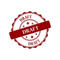 Draft stamp illustration