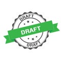 Draft stamp illustration