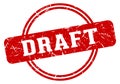 draft stamp Royalty Free Stock Photo