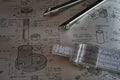 Drafting tools on mechanical Drawings