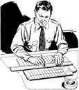 Draftsman Royalty Free Stock Photo