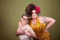 Drag Queen and Nerd Royalty Free Stock Photo