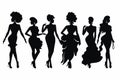 Drag queen silhouette