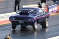 Drag Race Dodge Challenger Muscle Car
