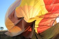 Dragging Deflating Hot Air Balloon Royalty Free Stock Photo