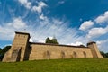 Dragomirna Monastery in summer