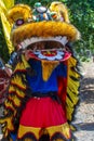 Dragon actor in Cicebon, Indonesia Royalty Free Stock Photo