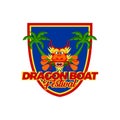 Dragon Boat Festival Badge Logo